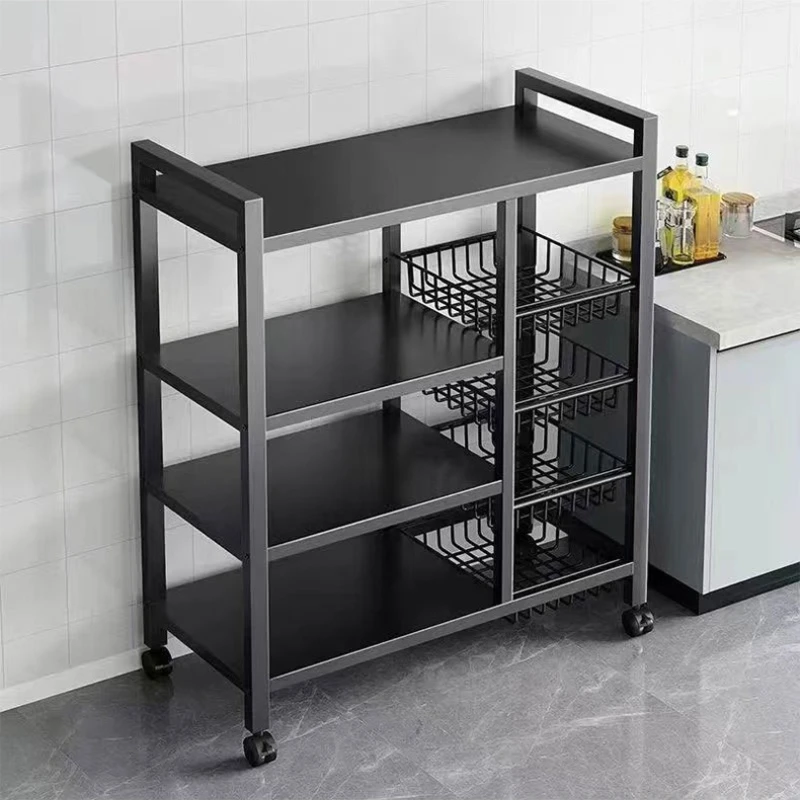 

Kitchen Floor Standing Multi-layer Storage Rack, Household Fruit and Vegetable Storage Rack, Miscellaneous Sorting Storage Rack