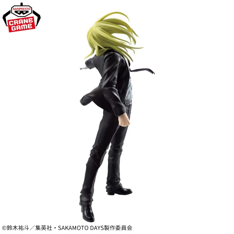 In Stock Original Bandai SAKAMOTO DAYS Shishiba PVc 18cm Anime Figure Action Toys Figurine Collector Model Doll Toys Gifts