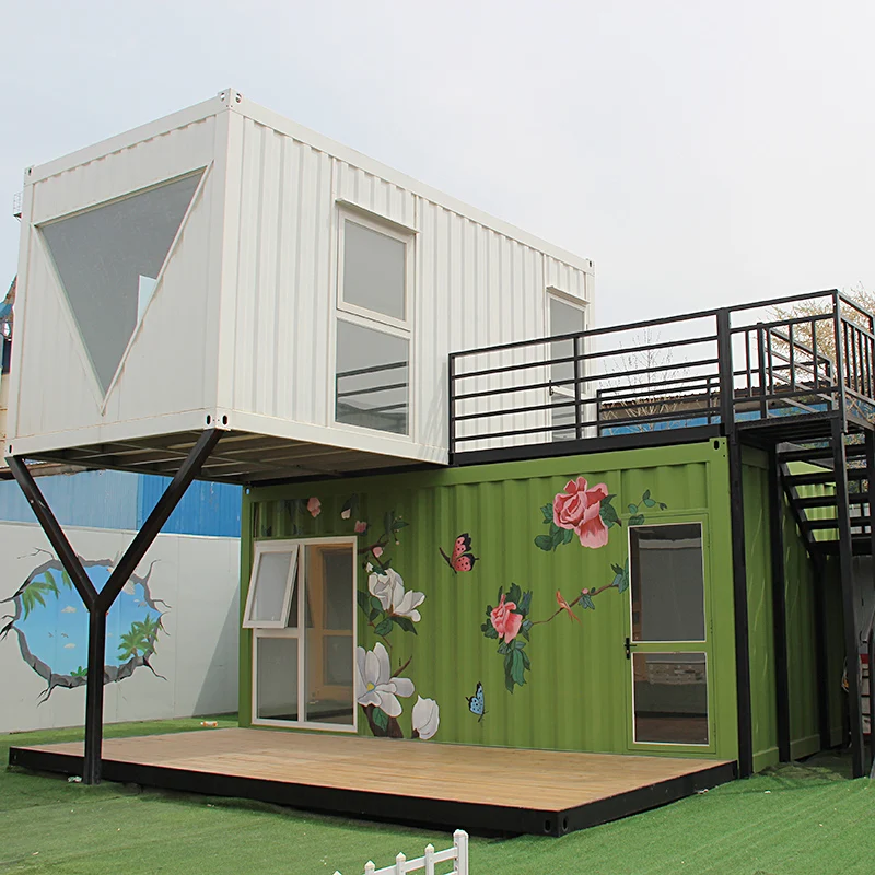 Modular Steel Structure Shipping Container Homes Beach House Commercial Shop Cheap Mobile Homes For Sale Container Units Housing