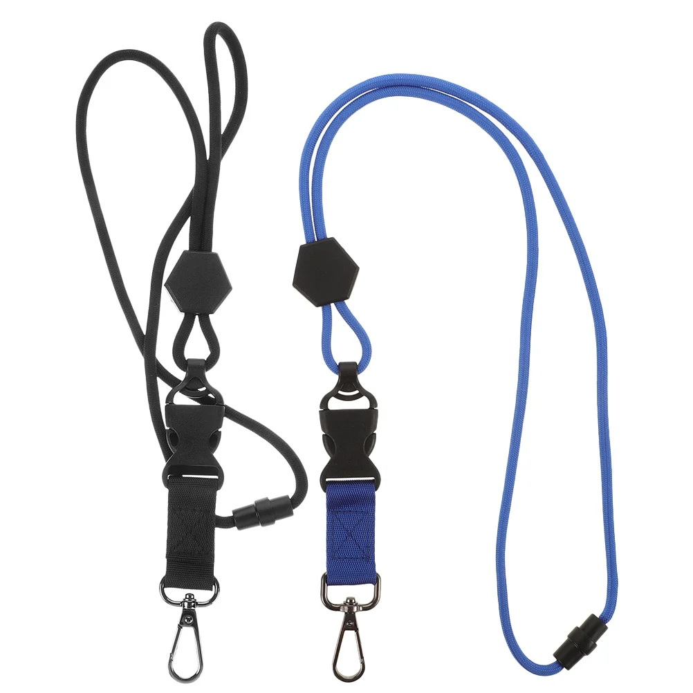 

2pcs Heavy Duty Breakaway Lanyard Detachable Neck Strap For Id Badge Keys Adjustable Outdoor Teacher Wrist Lanyard