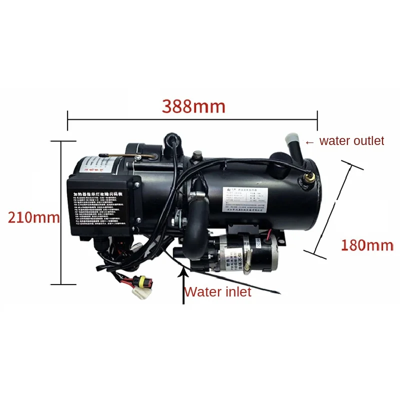 سخان ديزل لوقوف السيارات ، تسخين مسبق لمحرك الشاحنة ، معدات غلاية المياه ، جديد ، 24 فولت ، 12 فولت ، 10 كيلو وات