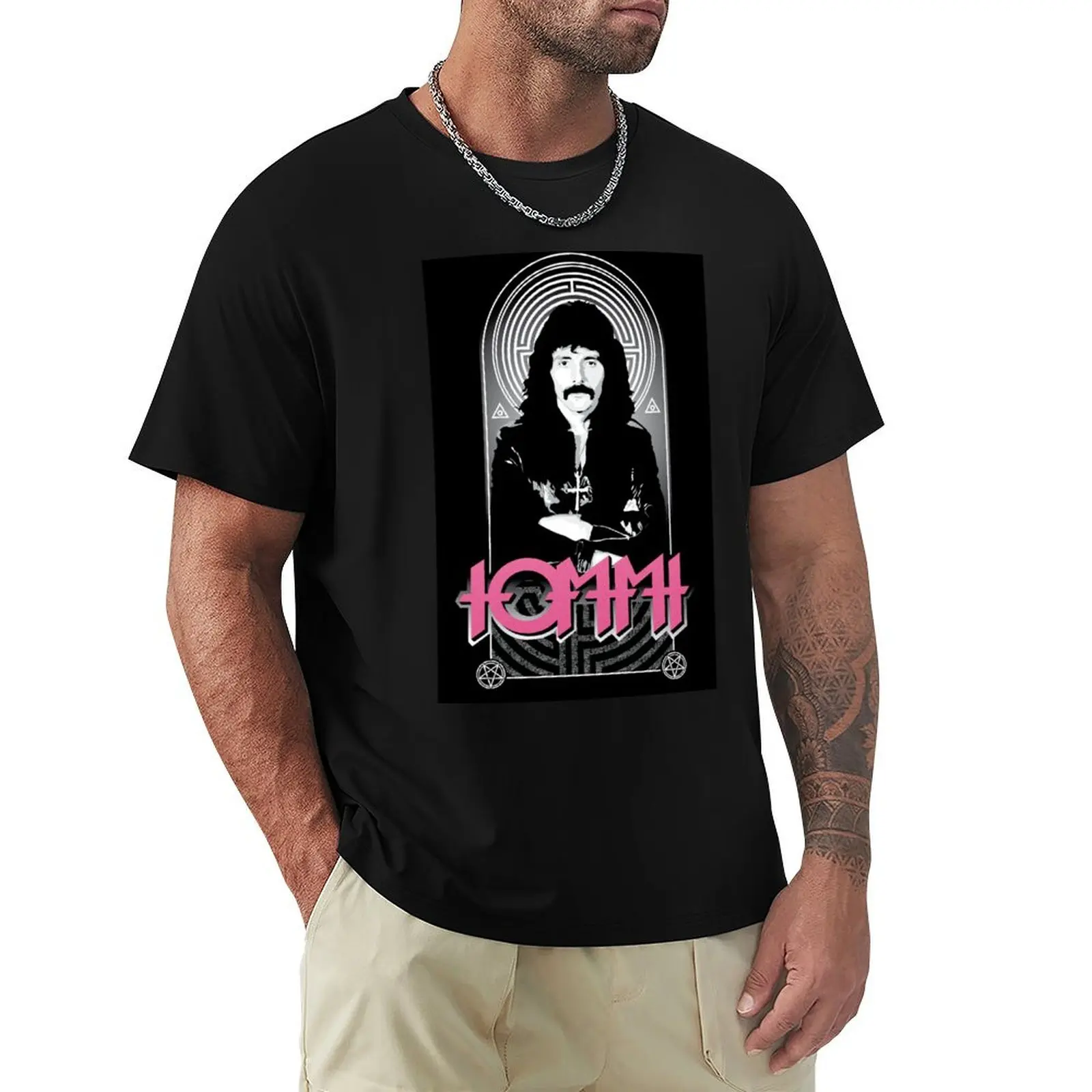 IOMMI T-Shirt Gym Exercise Short Sleeve T-Shirt