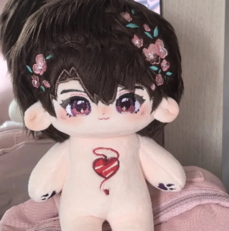 20cm Cute Caleb Attribute Cotton Doll Body Dress Up Clothes Plushies Plush Stuffed Toys Anime Figures Plushie Birthday Gift