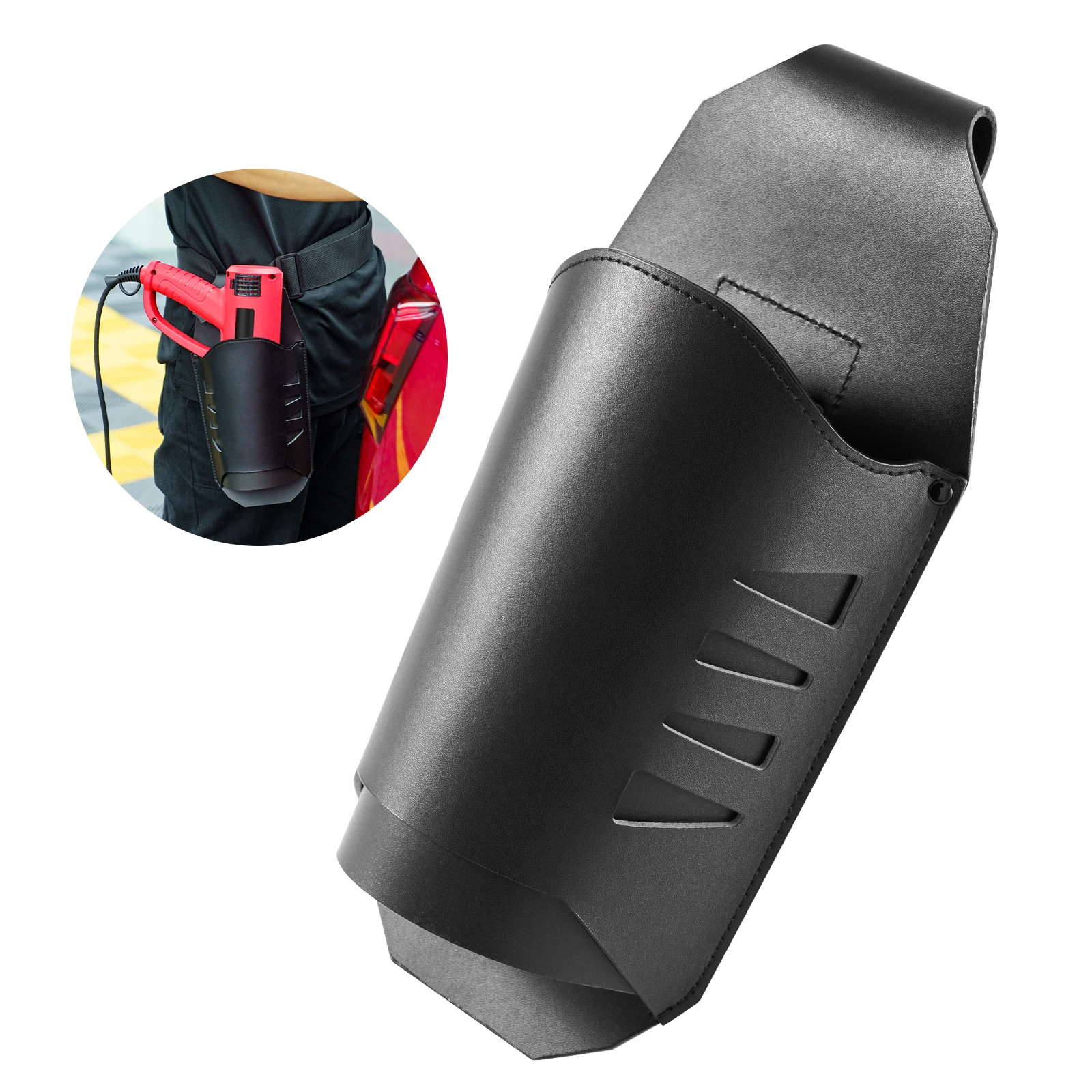 anti-scalding-insulated-faux-leather-heat-gun-waist-bag-with-strap-vinyl-car-film-wrapping-scratch-resistant-storage-pouch