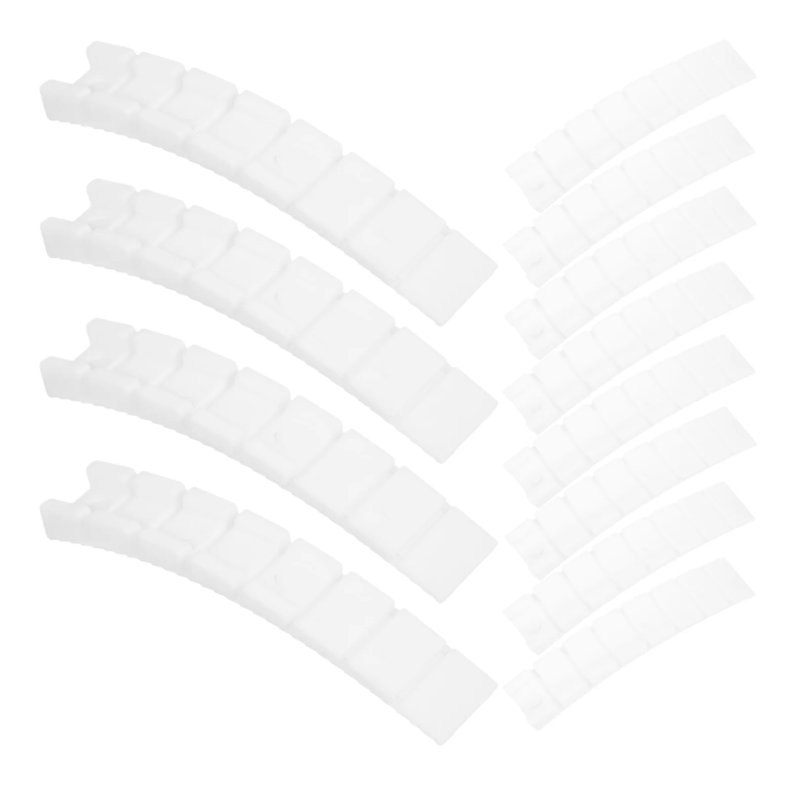 

24pcs Furniture Leveling Shims Durable Pp Material Noise Reducing Floor Leveler Table Stabilizers Adjustable Furniture Leg Shims