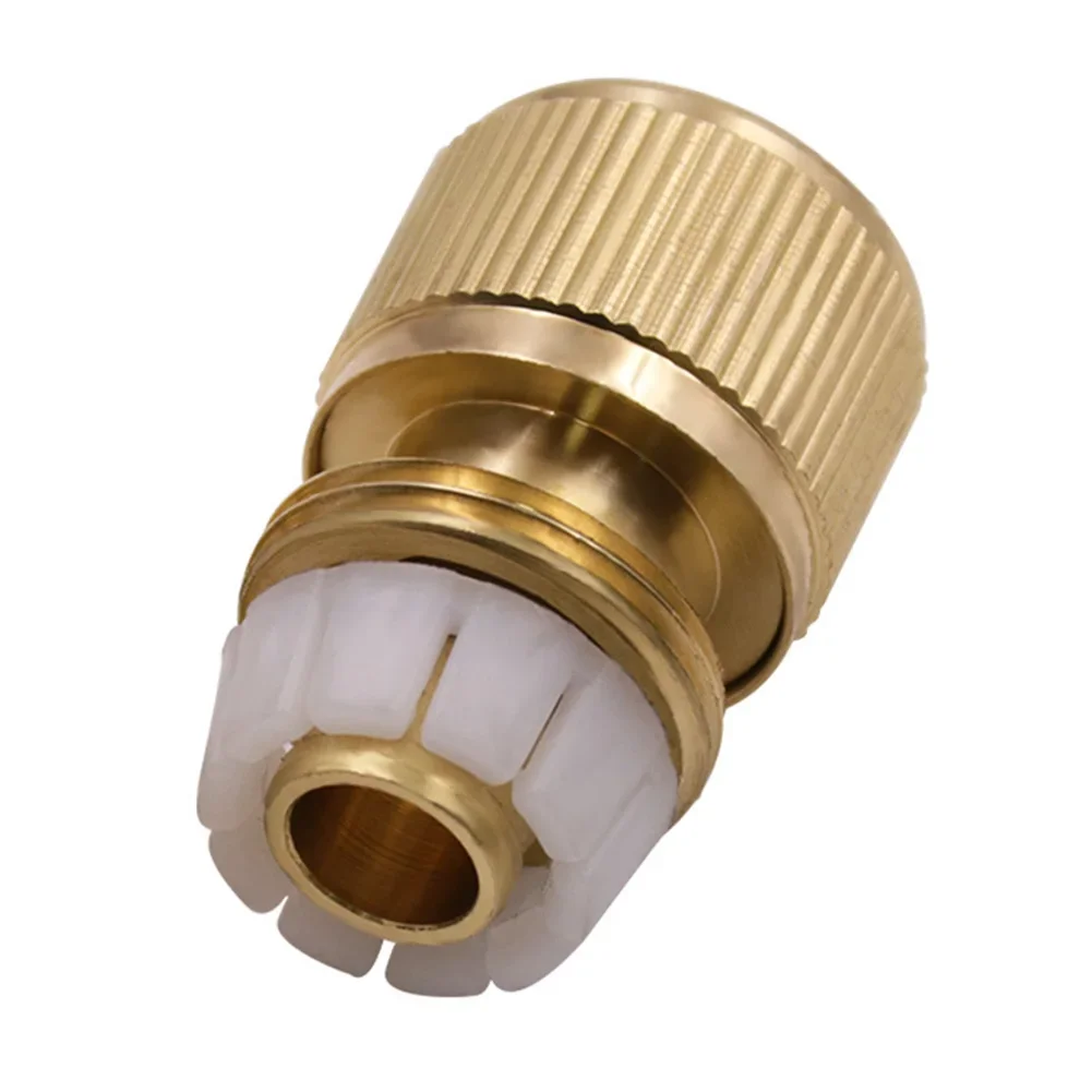 

DIY Home Car Wash Accessories Water Connector Water Joint 4 Points Aluminum Plated Quick Connector Watering Equipment