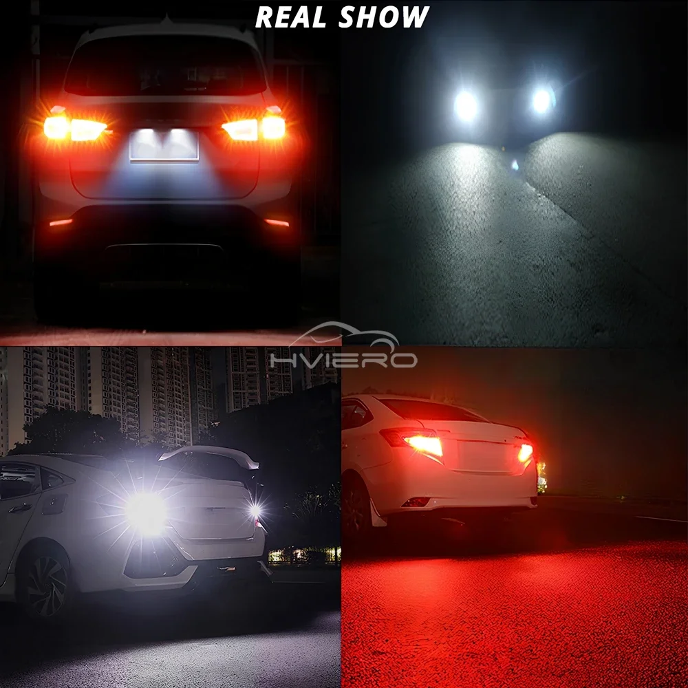 1X 1156 1157 3smd Red White Car Strobe Reverse lamp Parking Fog LED Bulb ultra Bright Auto Brake Turn Signal Tail Flashing Light