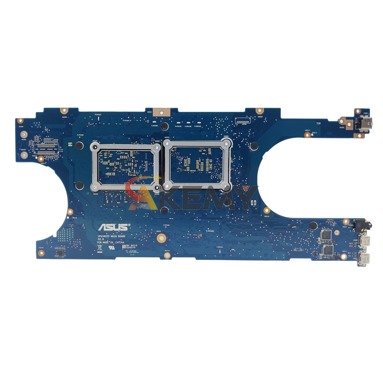 Placa base para ordenador portátil UP6502ZD para ASUS ZenBook Duo Q539Z UP6502Z UP6502ZA UP6502ZD con 12. a generación i5 i7 i9 100% pruebas OK