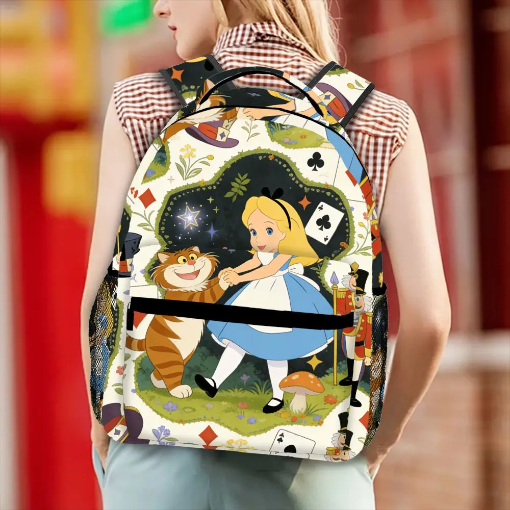 

Рюкзак Disney Alice's Adventures in Wonderland, повседневная сумка, большая вместимость, качественный подарок, индивидуальное повседневное использование