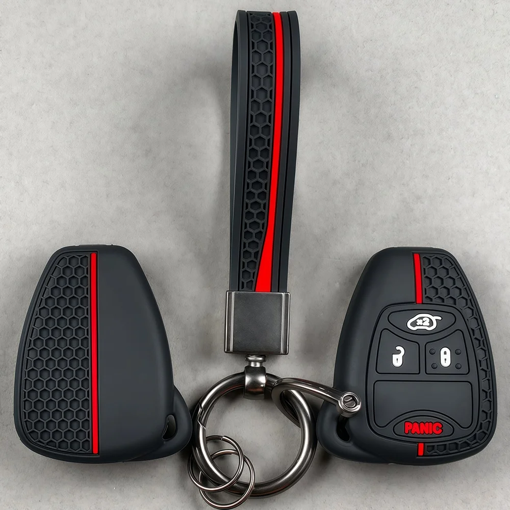 Car Remote Key Case Cover Shell For Jeep Wrangler Compass Patriot Liberty Chrysler 300 PT Dodge JCUV Caliber Nitro Accessories