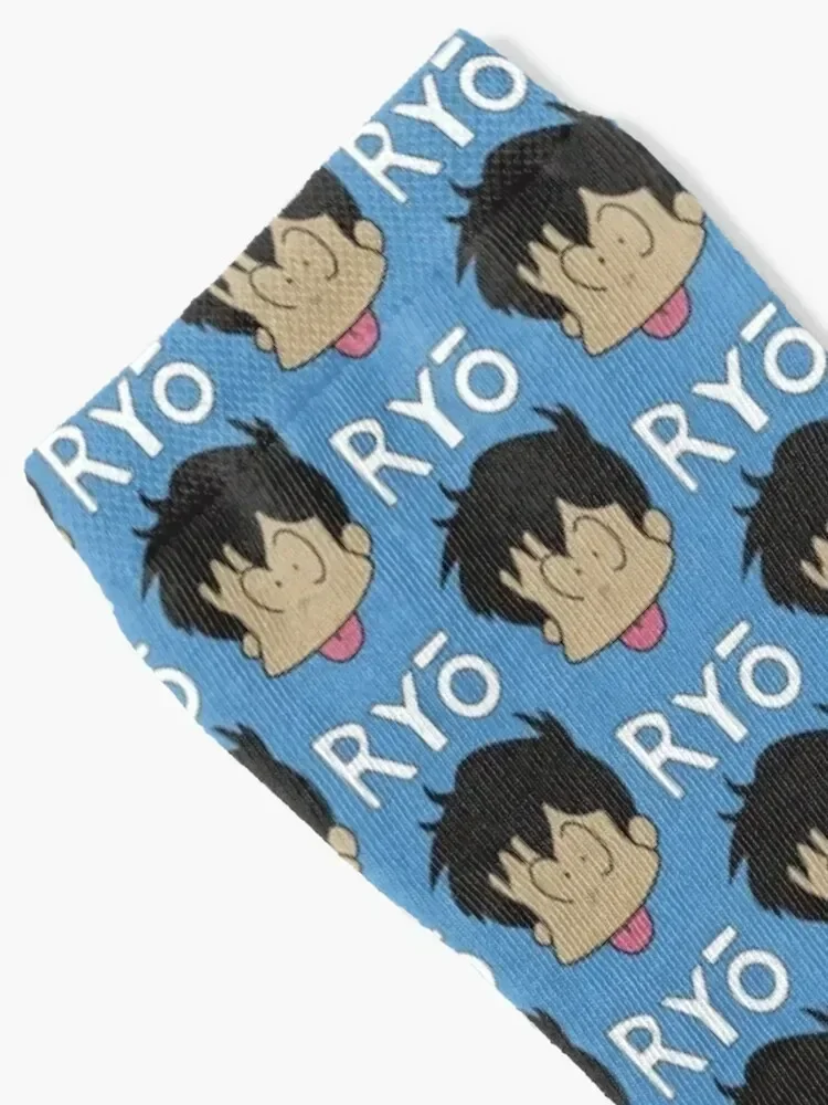 جوارب Ryo Saeba Mug جوارب مخصصة للصالة الرياضية والمشي لمسافات طويلة للأولاد للسيدات