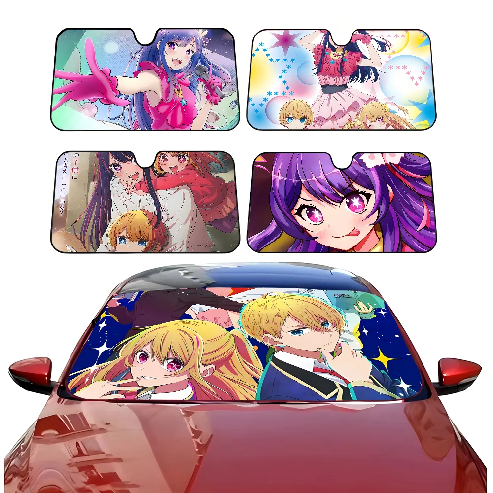 Pare-soleil pour pare-brise de voiture, couverture de pare-brise pour fenêtre de voiture, Anime Oshi No Ko, tendance 2023
