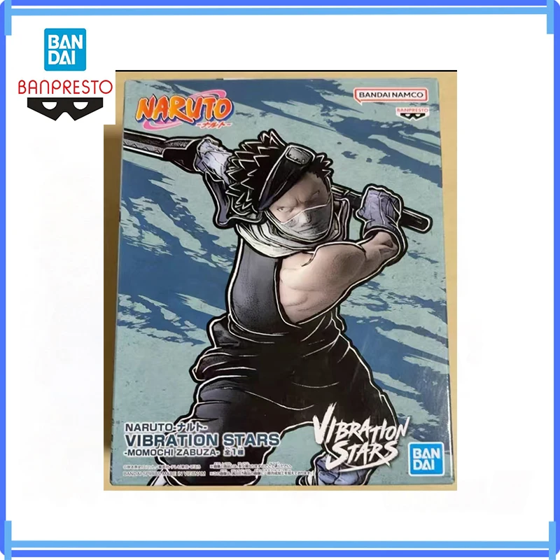 En stock, original de Banpresto, Naruto Shippuden Vibration Stars, Momochi Zabuza, figura de acción de anime, juguetes en caja, adornos, regalo genuino.