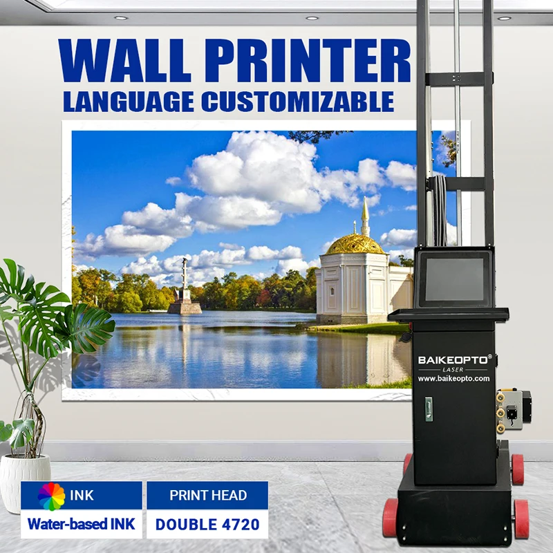 자동 벽 바닥 프린터 로봇 벽 프린터 그림 기계 인쇄 벽 기계 잉크젯 프린터 가격