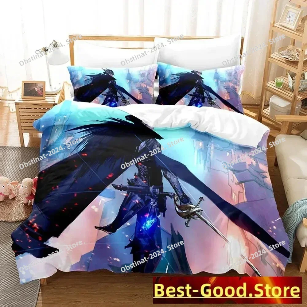 

2023 Dragon Age Dreadwolf Bedding Set Single Twin Full Queen King Size Bed Set Aldult Kid Bedroom Duvetcover Sets Anime Game
