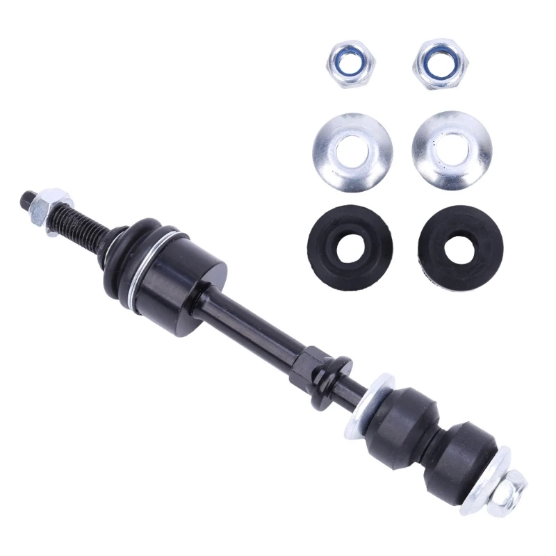 Bar Link K80337 with Two-End Connection Layout, Ball-Joint Dust Boot, Threaded Bushing, Lock and Metal Washers