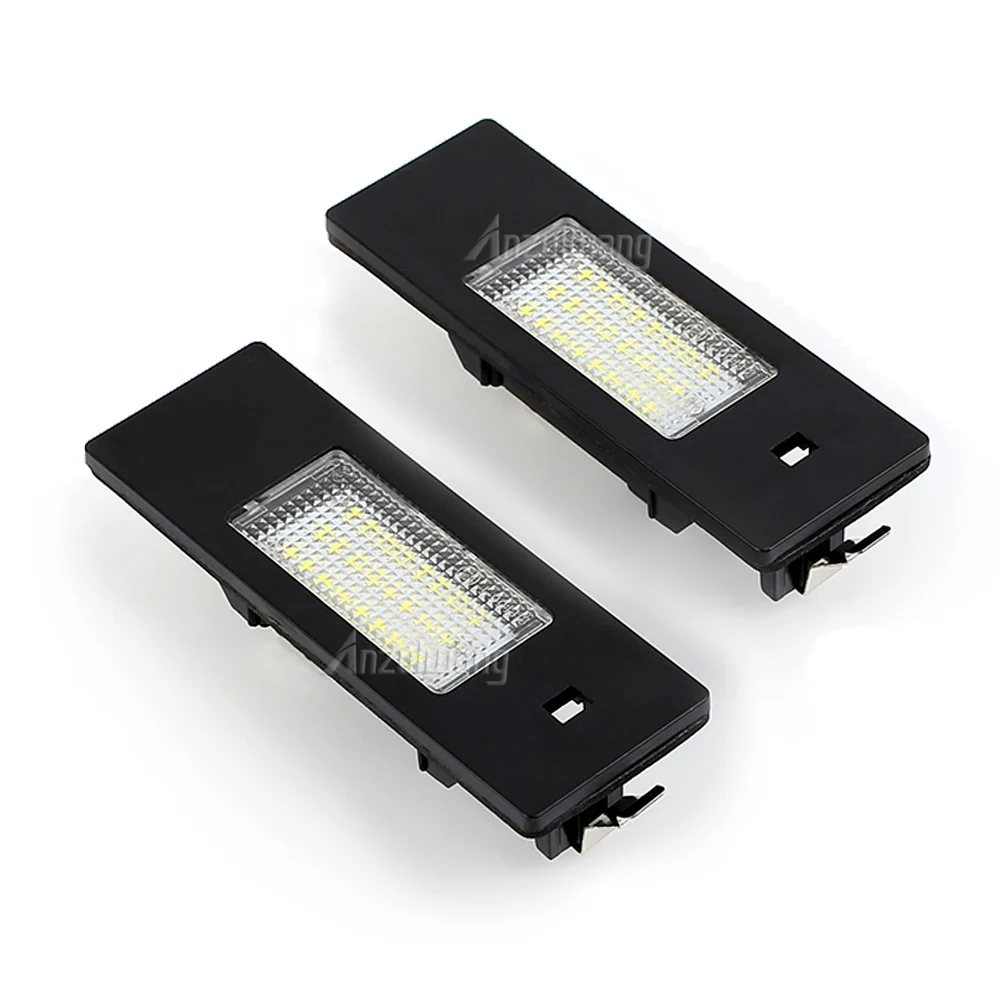 63262755711 LED Number License Plate Light Lamps For BMW E81 E87 E63 E64 F20 F21 F06 F12 F13 E89 E85 Z4 I3 X2 X4