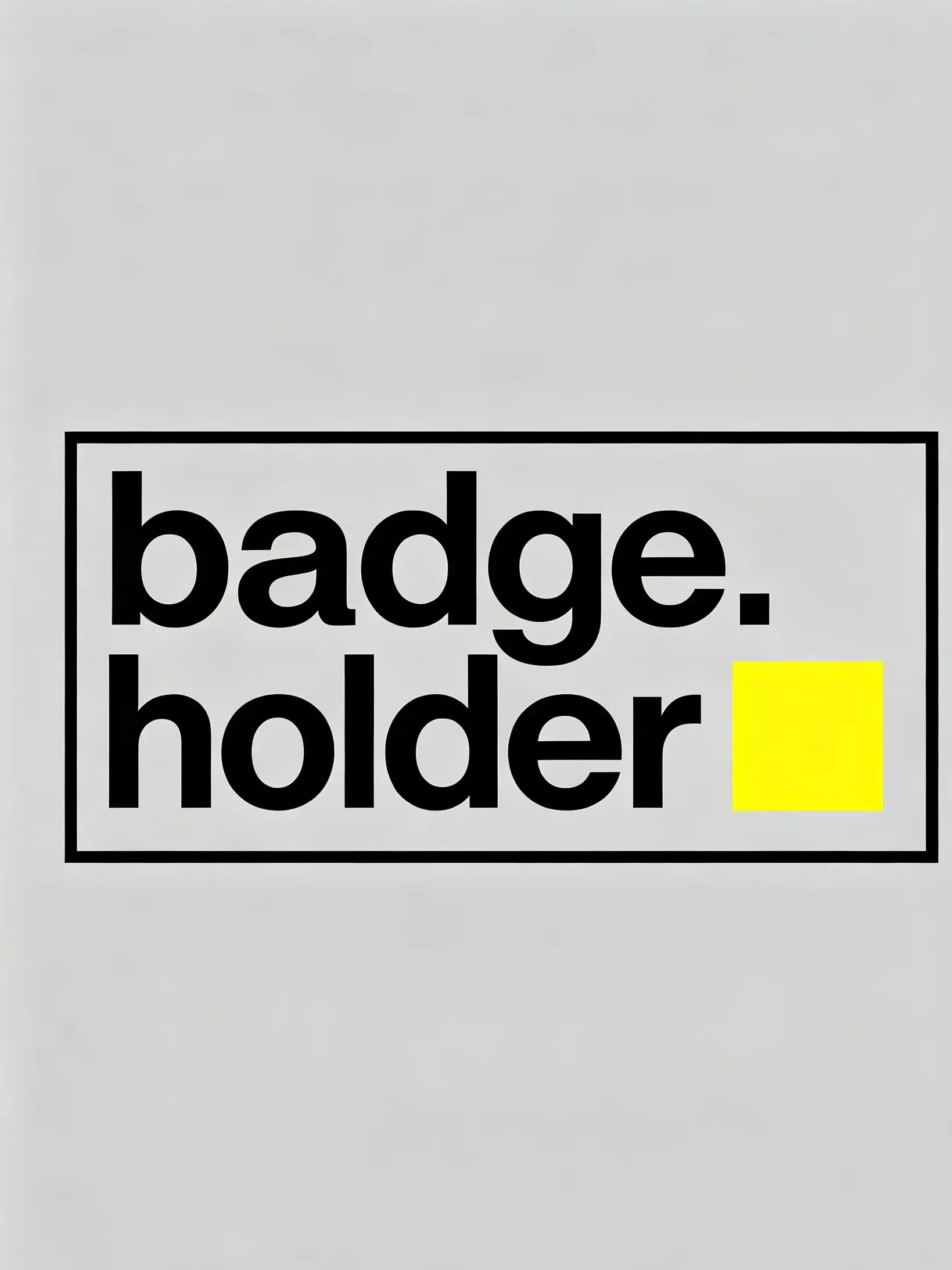 1PC Double Slot Transparent PC ID Card Holder, Clear Work Pass Permit Cover, Durable Exhibition Visitor Badge Tag