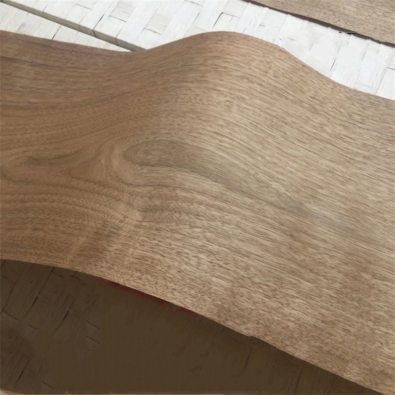 

Natural Wood Veneer Light Black Walnut for Furniture about 25cm x 2.5m 0.2mm C/C