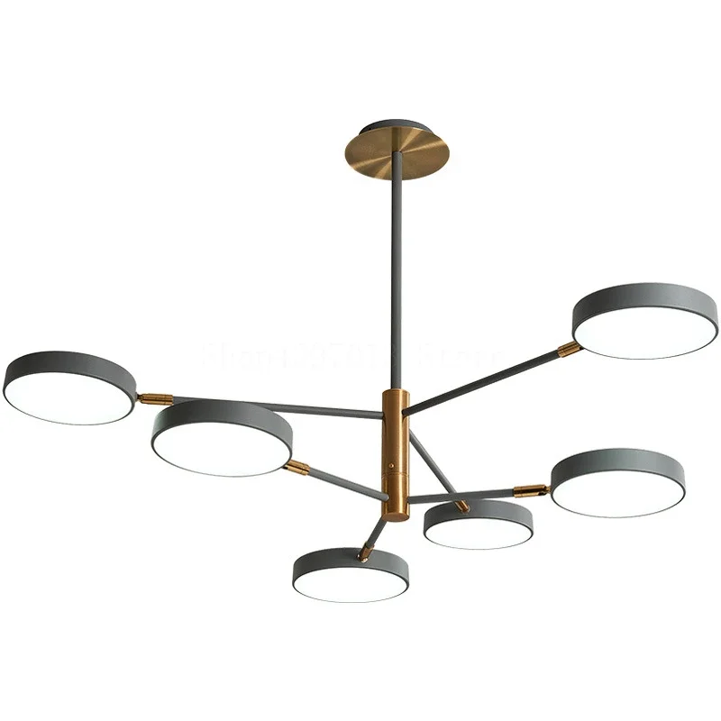 

Modern LED Pendant Lights Nordic Living Room Decorate Green White Grey Home Decor Bedroom Kitchen Pendant Lamp Chandeliers