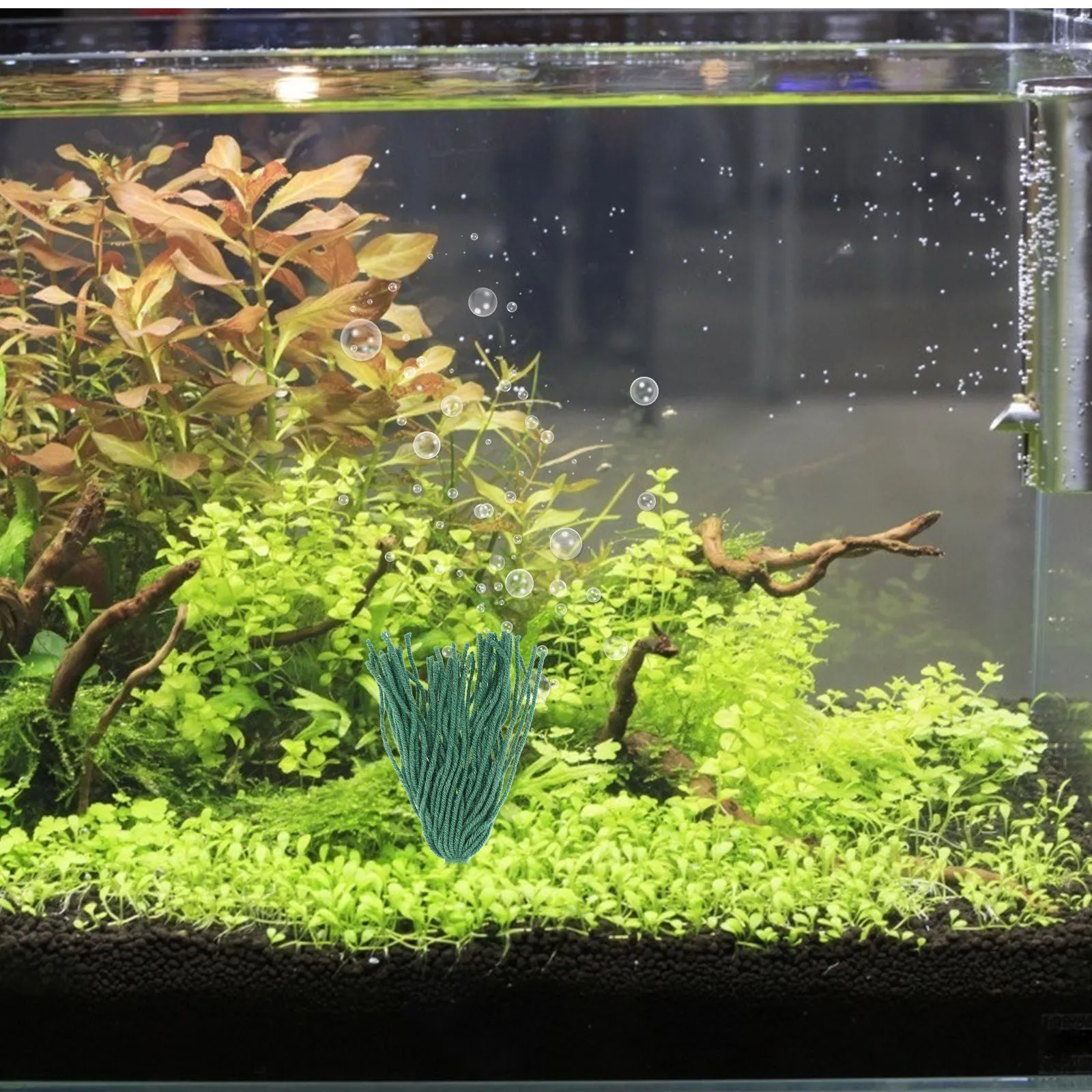 

10pcs Fish Shrimp Breeding Spawning Mops Aquarium Decor Grass For Hiding Climbing Spaces Tank Ornaments Habitat Spawn Bed