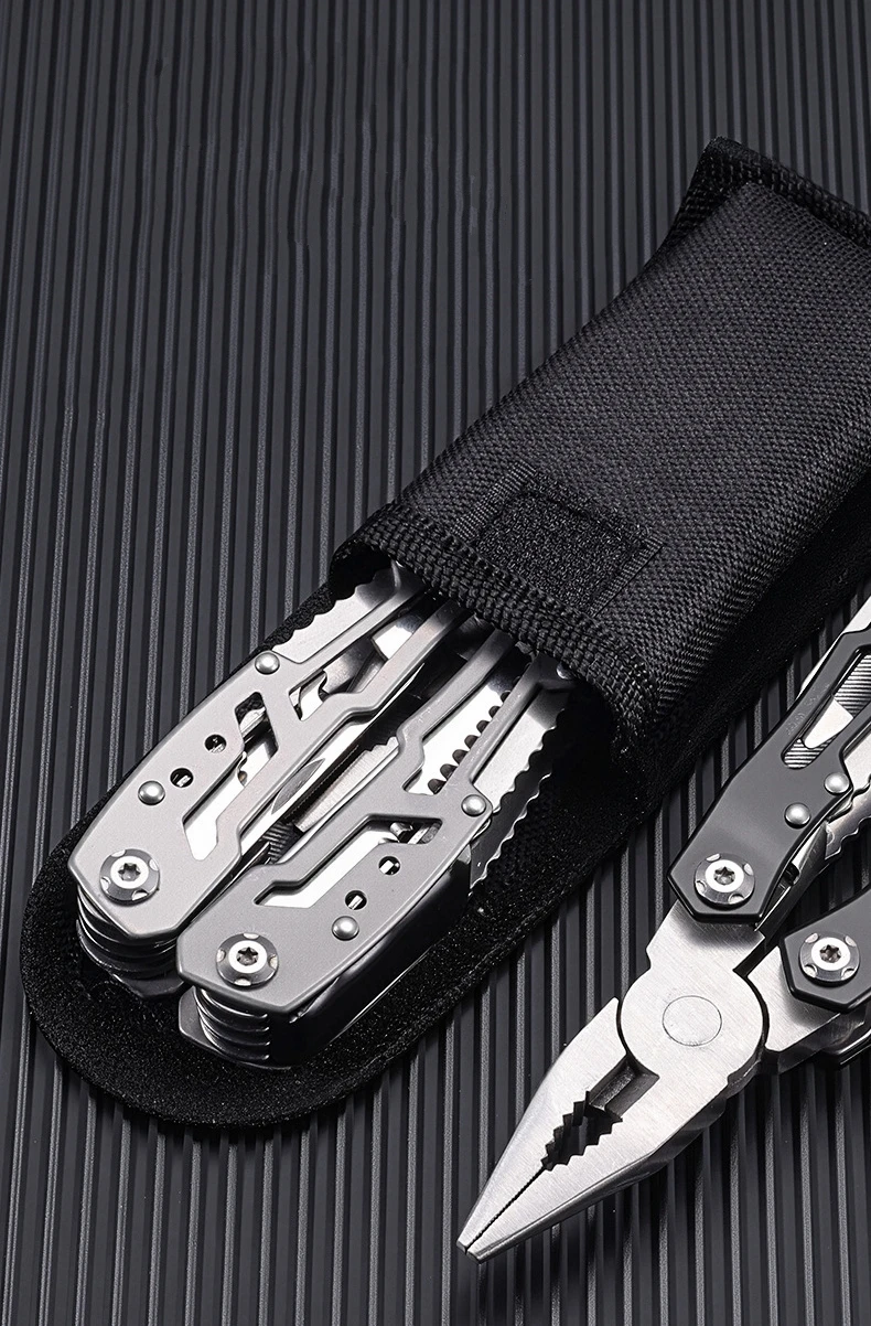 Pocket Mini Pliers Knife Screwdriver Folding Small Multitool Opener Nail File Precision Pliers Hand Tools Outdoor Emergency Tool image 5