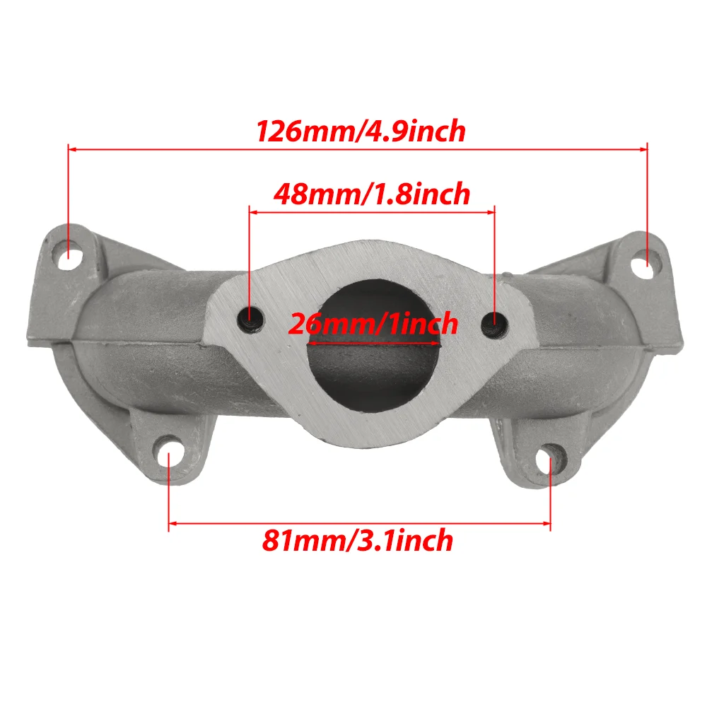 Motorcycle high performance intake manifold suitable for petHonda CM125 250 CBT125