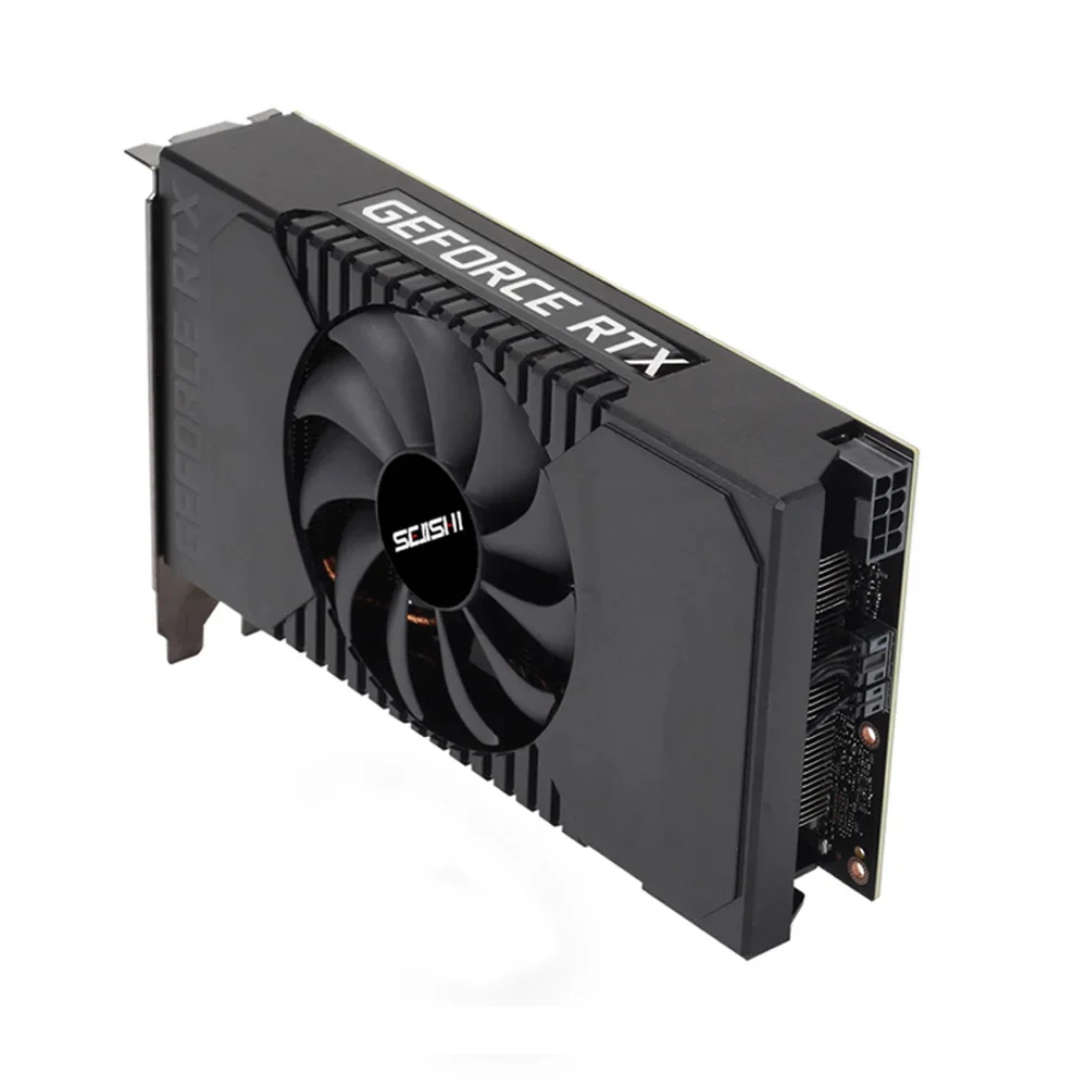 Imagem -04 - Sejishi-sjs Geforce Rtx 2060 Super Placa de Vídeo Nvidia 2060 s Gddr6 8g Placa Gráfica 256bit Gaming Gpu Único Ventilador de Refrigeração Caixa Itx