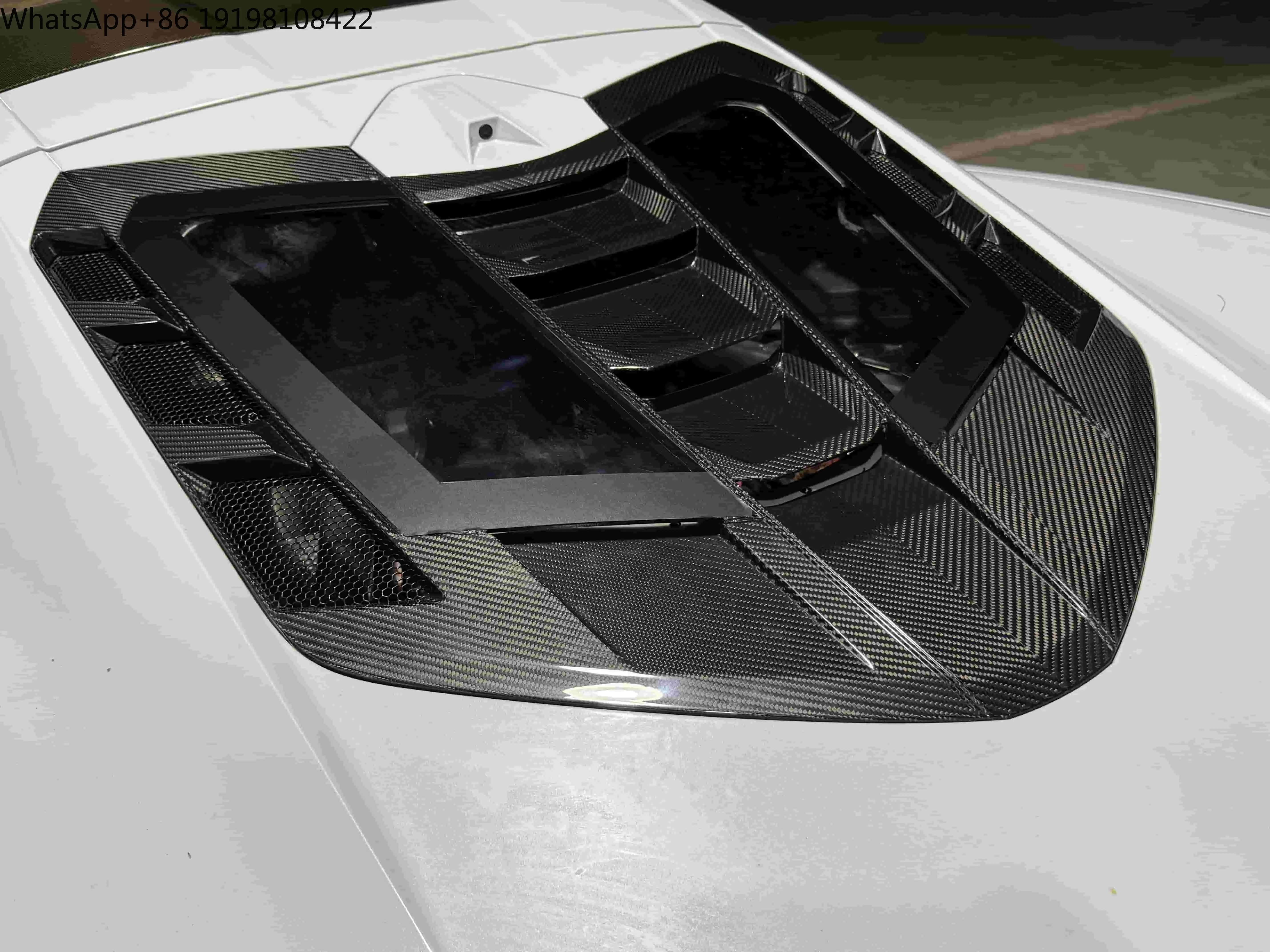 Perfect Fitment Dry Carbon Fiber C8 Rear Window Cover For Chevrolet Corvette C8 Car Accessories