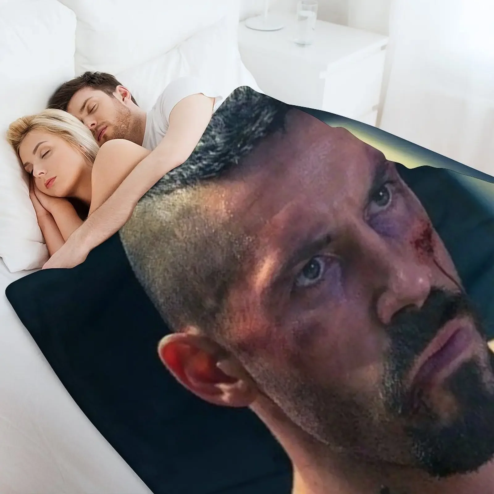 يوري بويكا رمي بطانية سرير مزخرفة مخصصة يغطي بطانيات رقيقة #4