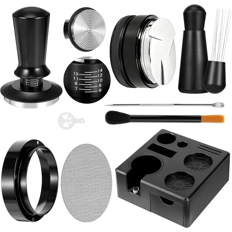 station-de-compactage-pour-expresso-a84x-wdt-kit-d'accessoires-pour-expresso-9-pieces-outils-de-compactage-pour-expresso-51-mm