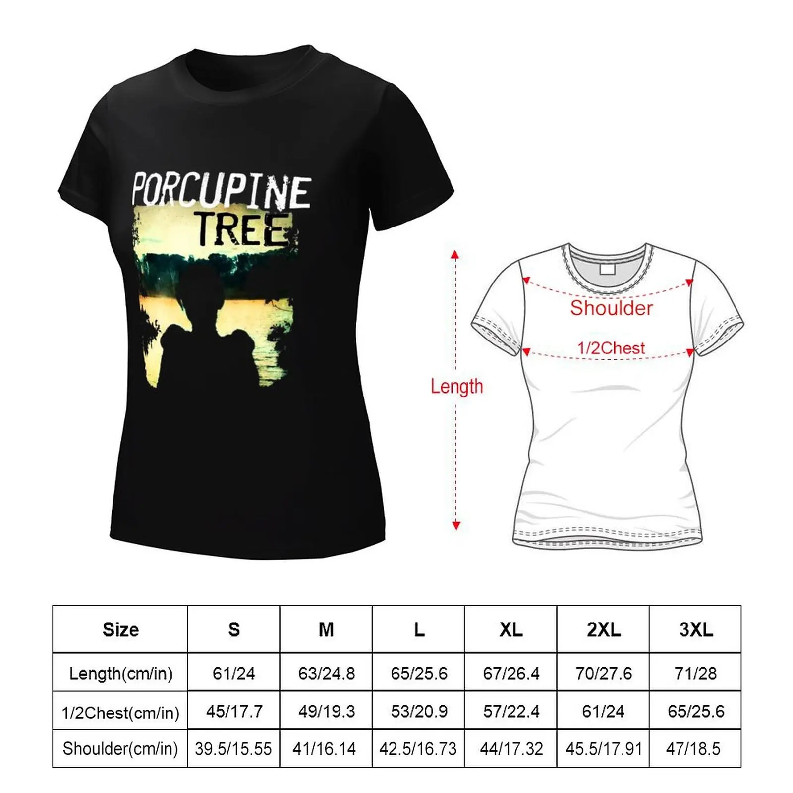 Porcupine Tree music Rock and heavy metal Ecelna T-Shirt korean fashion oversized funnys cotton t shirts Women