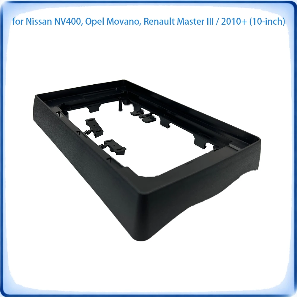 Car Radio Small Fascia Frame For Nissan NV400 Opel Movano Renault Master III 2010+ 10 inch With Canbus Decoder & Wiring Harness