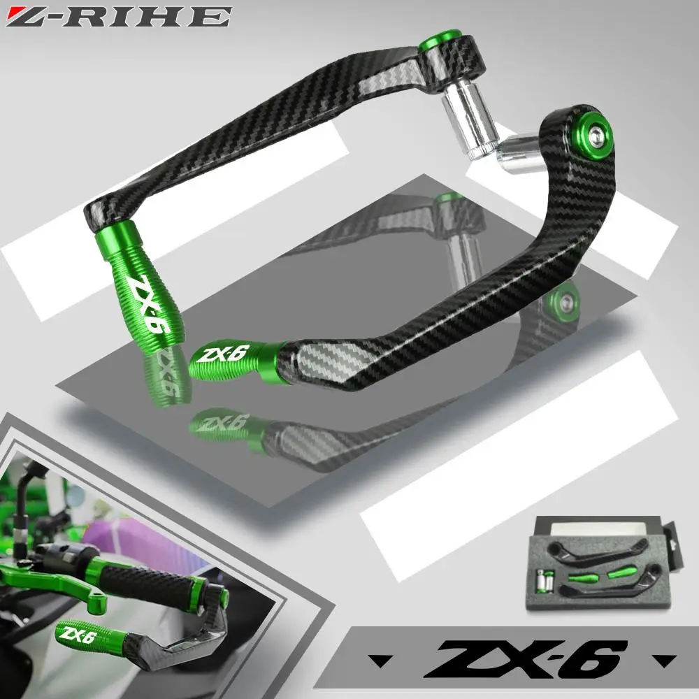 

Universal Lever Guard For KAWASAKI ZX6 ZX6R ZX6RR ZX-6R ZX-6RR 2000-2020 2021 Motorcycle Handlebar Brake Clutch Levers Protector