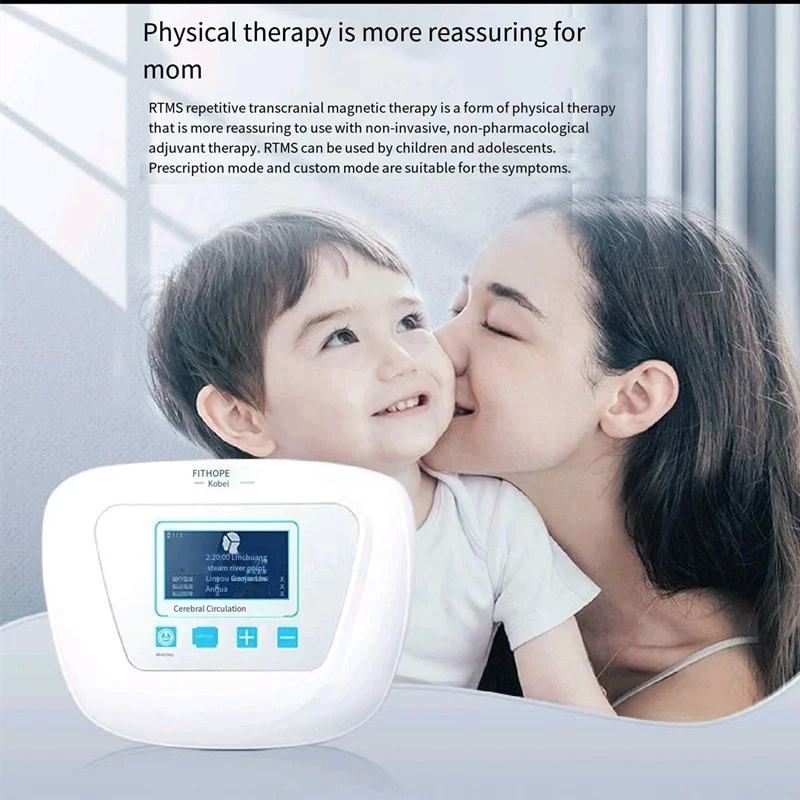 RTMS Transcranial Magnetic Stimulation for Home Medical Use Treatment of Tourette Syndrome Adhd Autism Developmental Delay