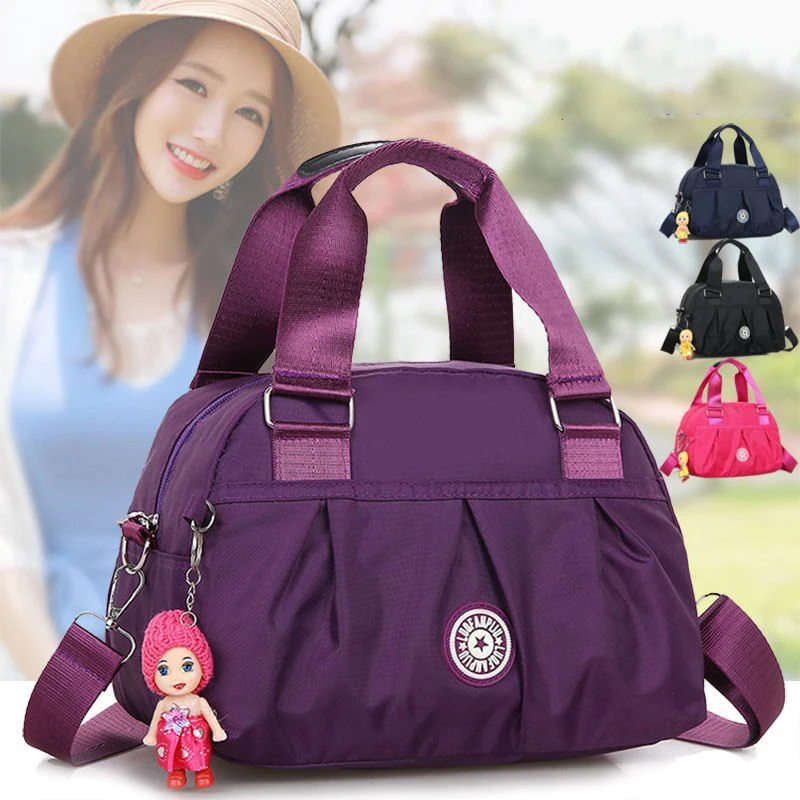 

New Handbag Multifunctional Shoulder Bag Crossbody Bag for Women Messenger Bags Waterproof Nylon Ladies Travel Shopping Bag