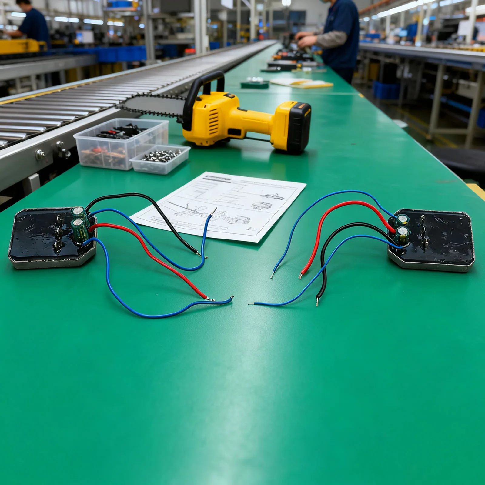 

Replacement Control Panel for 12inch Brushless Lithium Battery Electric Chain Saw Suitable for 21V Voltage Power Tools