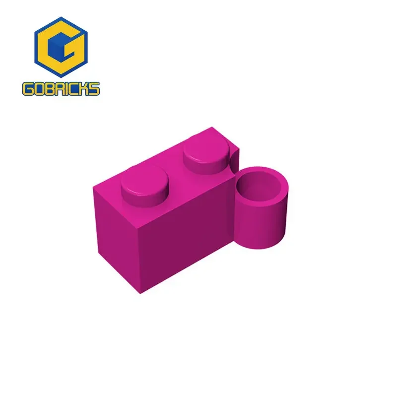 Gobricks 1 peça moc dobradiça tijolo 1x4 inferior compatível com modelo 3831 peças de blocos de construção crianças diy brinquedos de montagem educacional