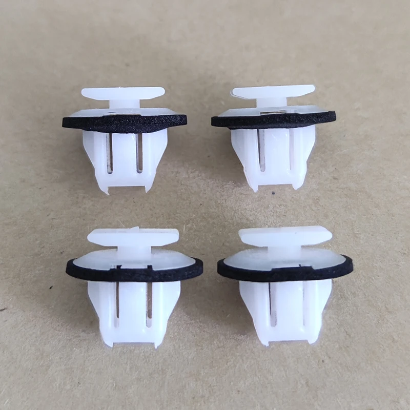 20Pcs Front Wheel Arch Flare & Trim Moulding Clips For Nissan Juke X-Trail 76882JG10A Plastic Auto Rivets Clips 9mm Hole Rivets