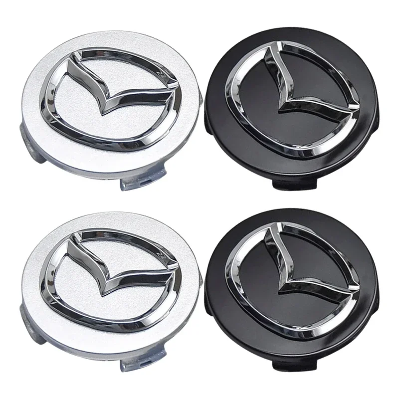 For Mazda 3 Alexa CX4 CX5 CX8 2 3 6 DJ BL BM GJ CX-5 CX5 CX-3 CX3 CX9 CX7 4pcs 56 mm car wheel hub cap badge Automobile hubcap