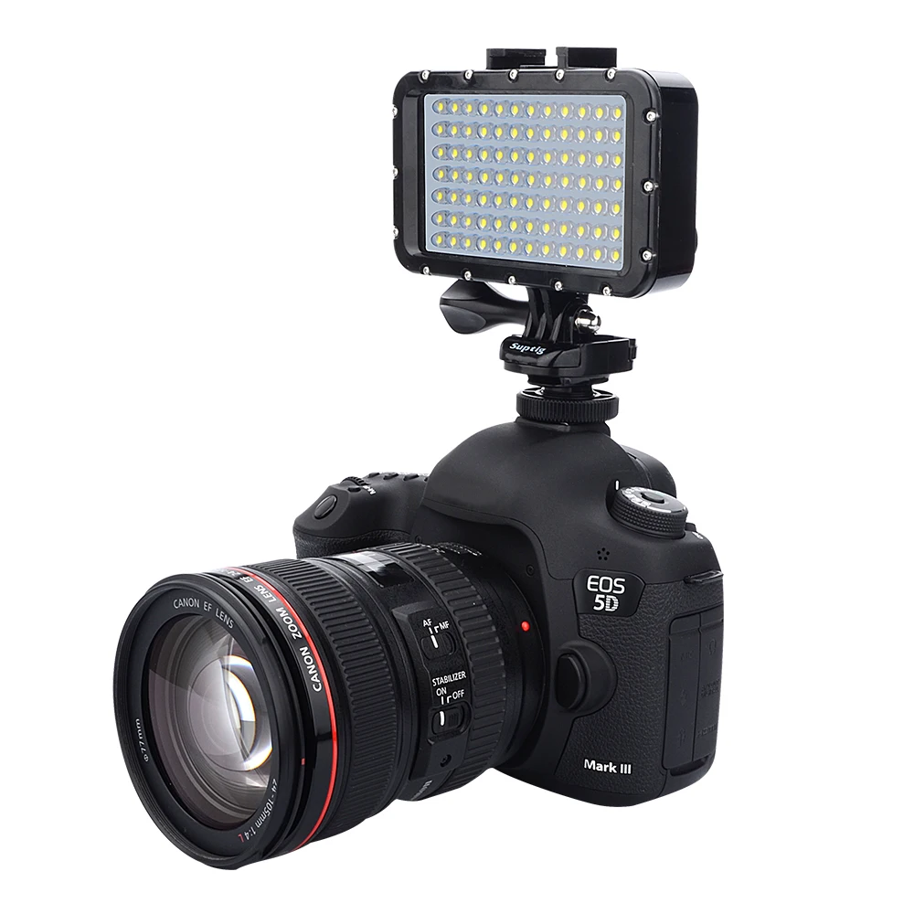 

Flash Light For Digital Camera SLR Camera Ultra Bright 50M Waterproof Underwater LED HighPower Fill Light Fill Lamp Video Lights