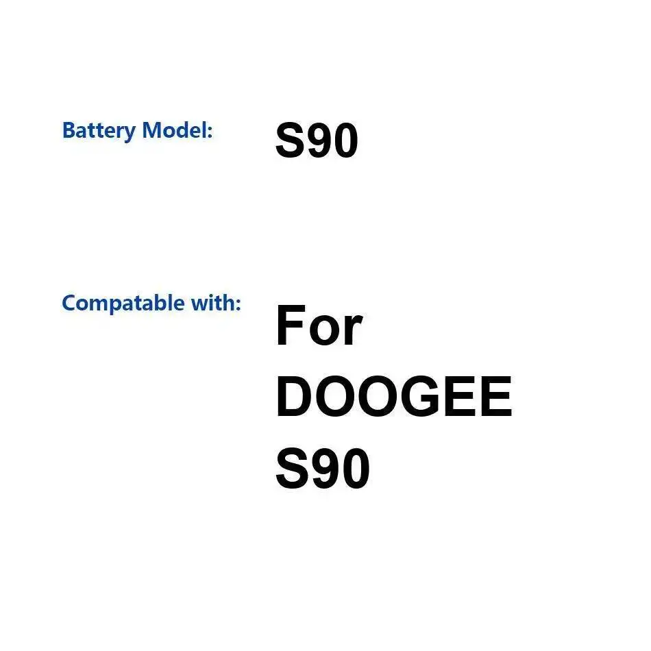 

Для Doogee S90 аккумулятор мобильного телефона 5050 мАч надежная замена