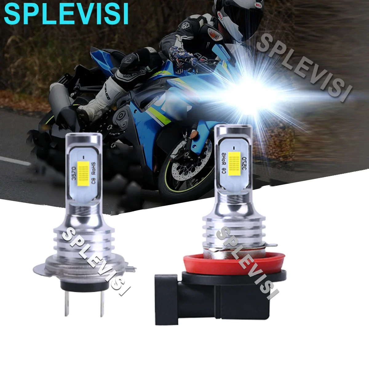 Motorcycle LED Headlights Pure White For Suzuki GSXR 600 2011-2020 GSXR 750 2011 2012 2013 2014 2015 2016 2017 2018 2019 2020