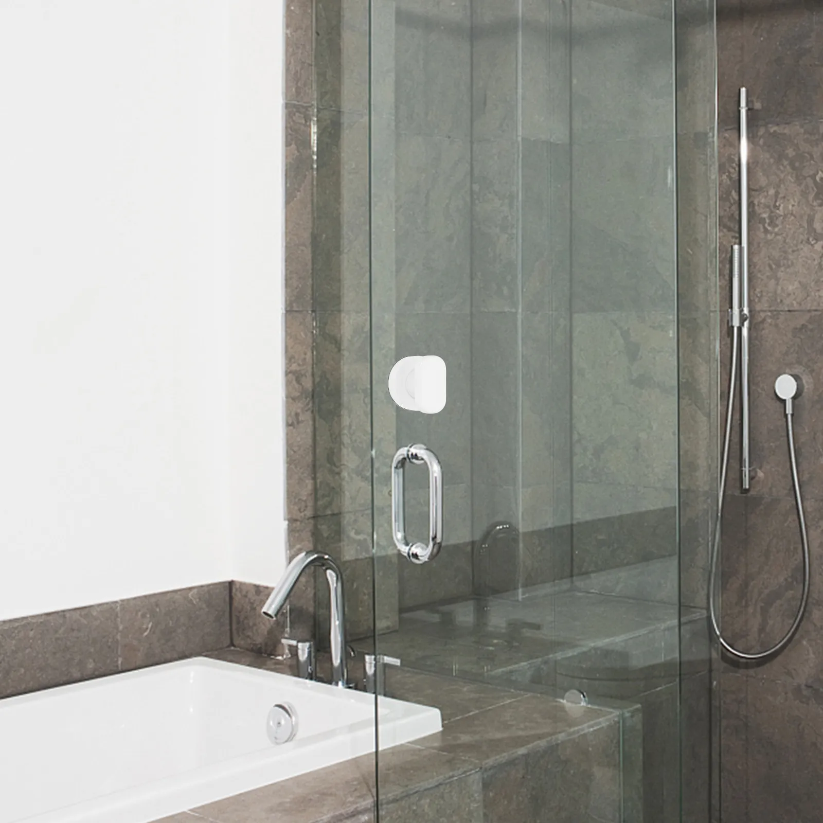 

Super Strong Suction Grab Bar for Bathroom Shower Glass Wall No Drill Installation Easy Removable Plastic Handle Home Hotel