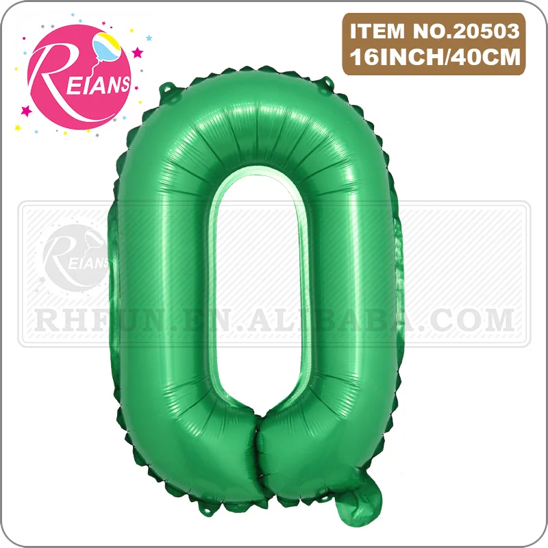 16/40inch Green A-Z letters/ 0-9 numbers balloons birthday party decoration Christmas wedding balloons Globos anniversary decor