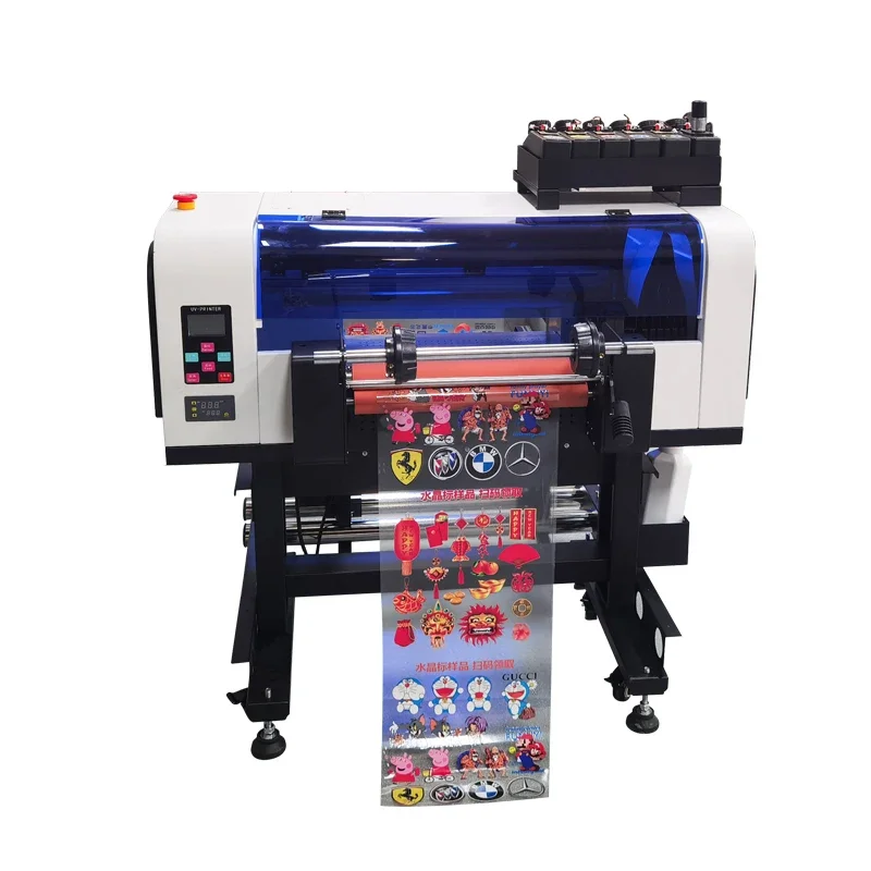 Faith New High-Speed High-Resolution Fully Automatic Roll-to-Roll UV DTF Printer 300mm 600mm Print Fine Detail Transfer