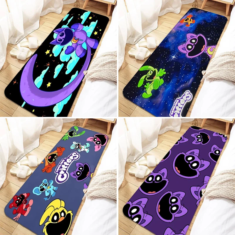 Smilings Critters Door Mat Entrance Non-slip Doormat Washable Kitchen Carpet Living Room Hallway Rugs Bathroom Bath Door Mats