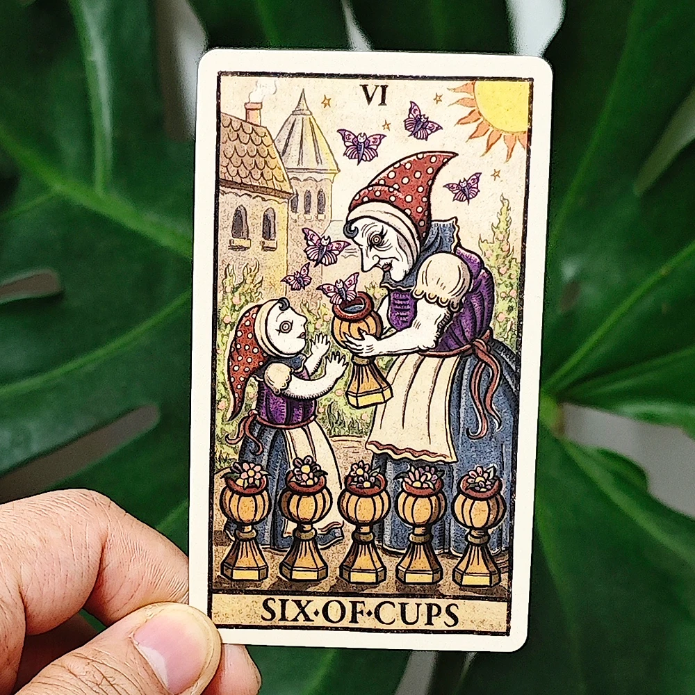 10.3*6cm Trionfi Della Luna Tarot - Fully Illustrated 78-card Tarot Deck Inspired By Marseilles Style Tarot