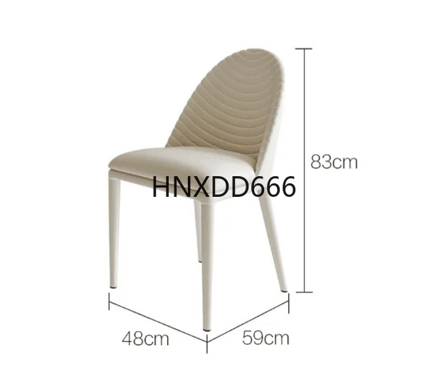 

Простой современный кожаный обеденный стул, мягкая сумка для небольшой квартиры, обеденный стул для ресторана