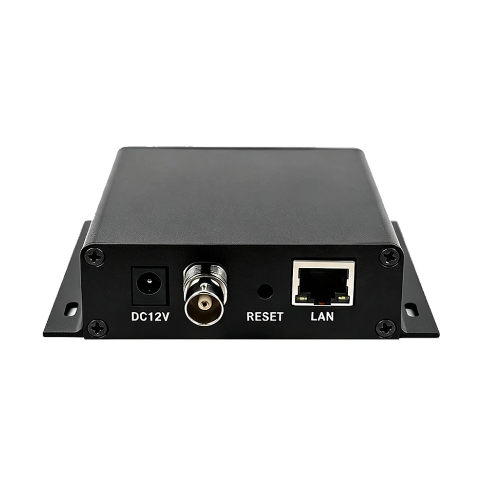 3G HD SD-SDI to IP Encoder Capture Card H.265 H.264 Live Stream Pusher for IPTV SRT Stream Network Video Capture Device